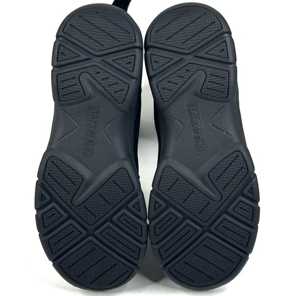 Lands End Thermolite Black Suede Canvas Boots Women's Size 8B All Weather New - Picture 14 of 14